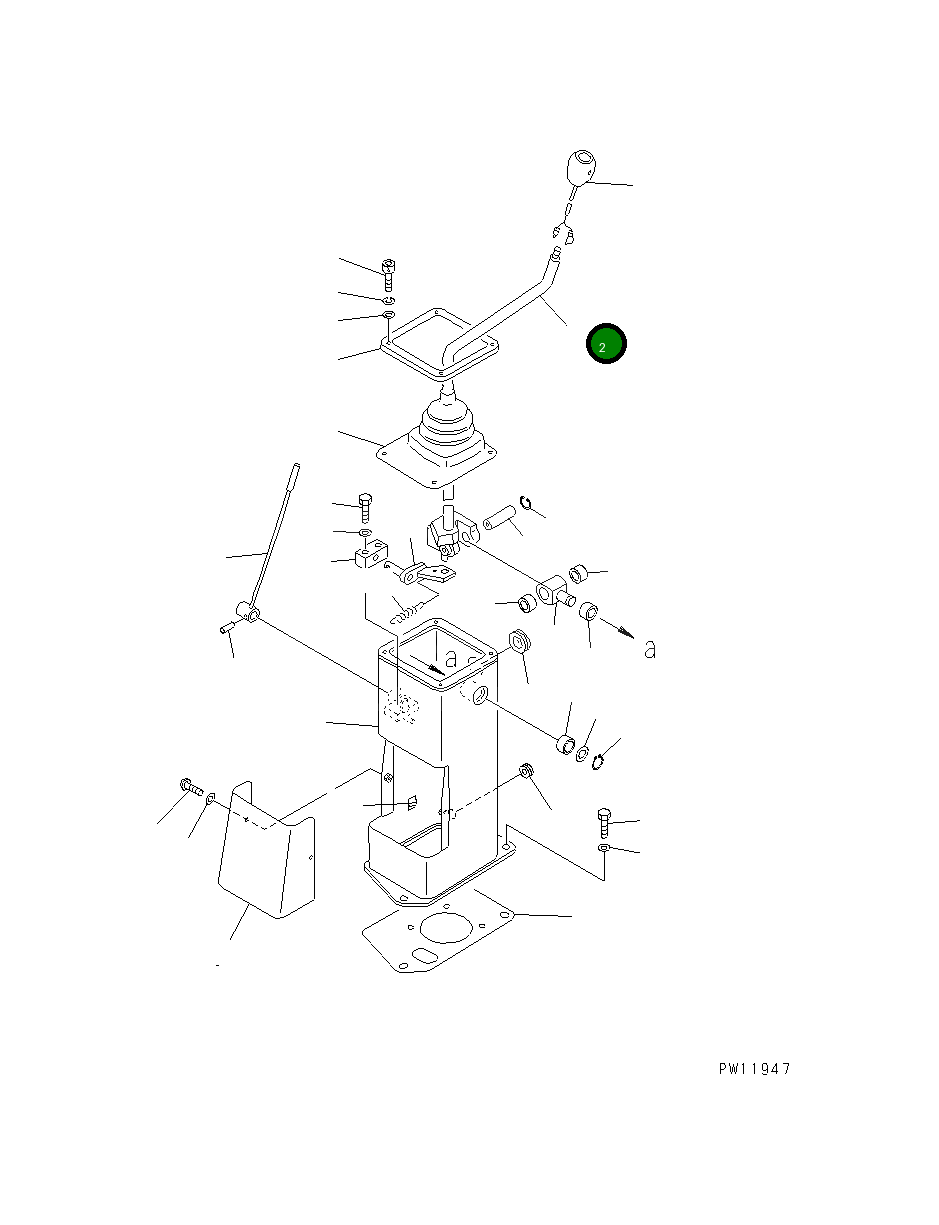 Рычаг 20K-43-14120 Komatsu