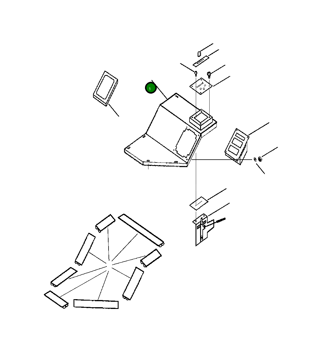 Крышка 427-07-A1620  Komatsu