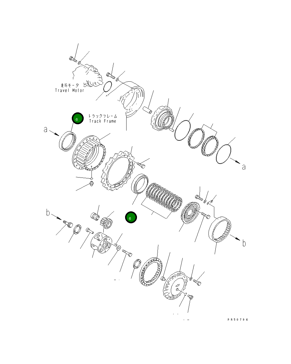 Подшипник 205-27-71430 Komatsu