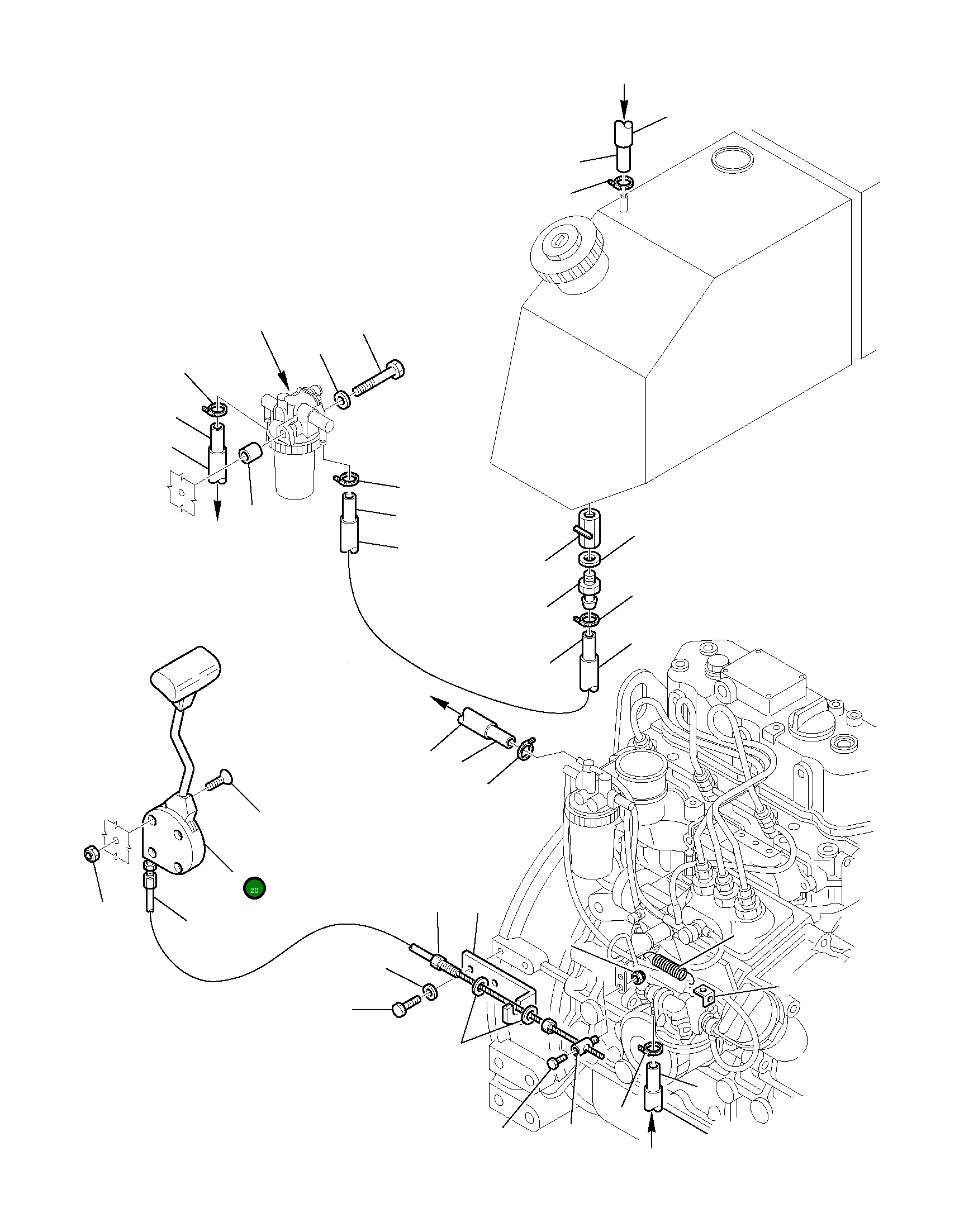 Рычаг 332207062 Komatsu