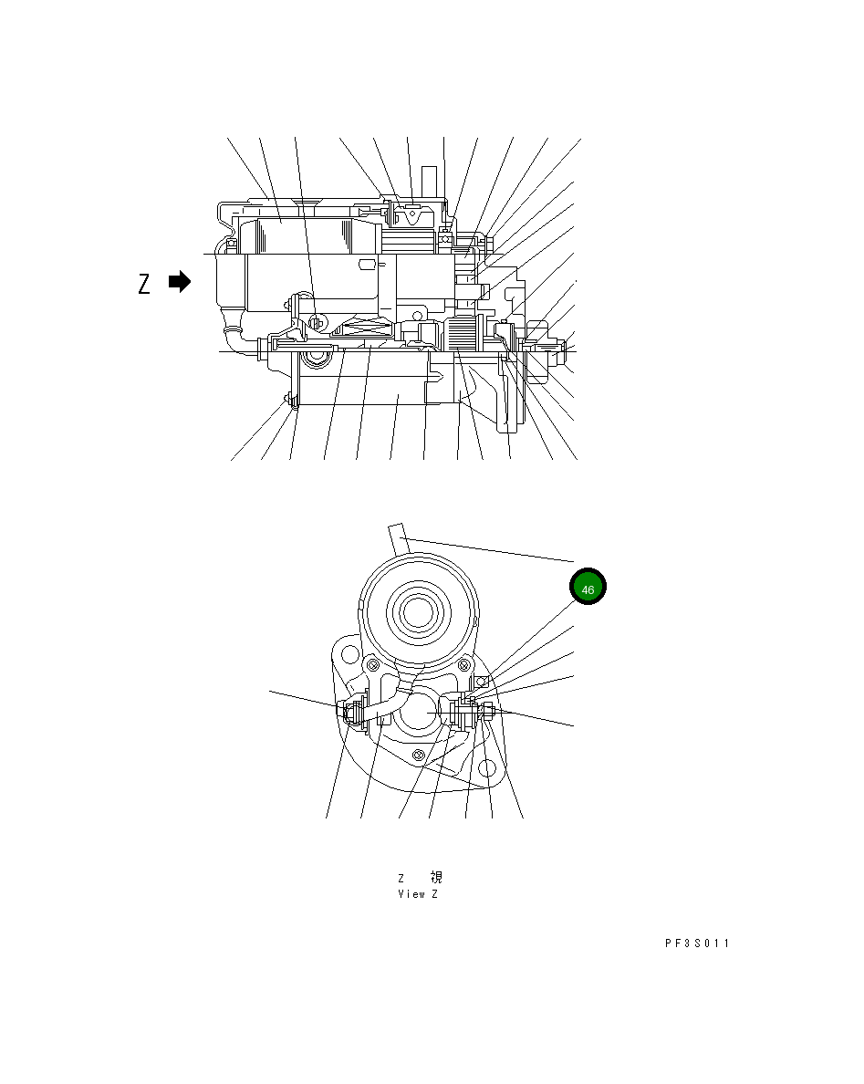Крышка YMX0280620360 Komatsu