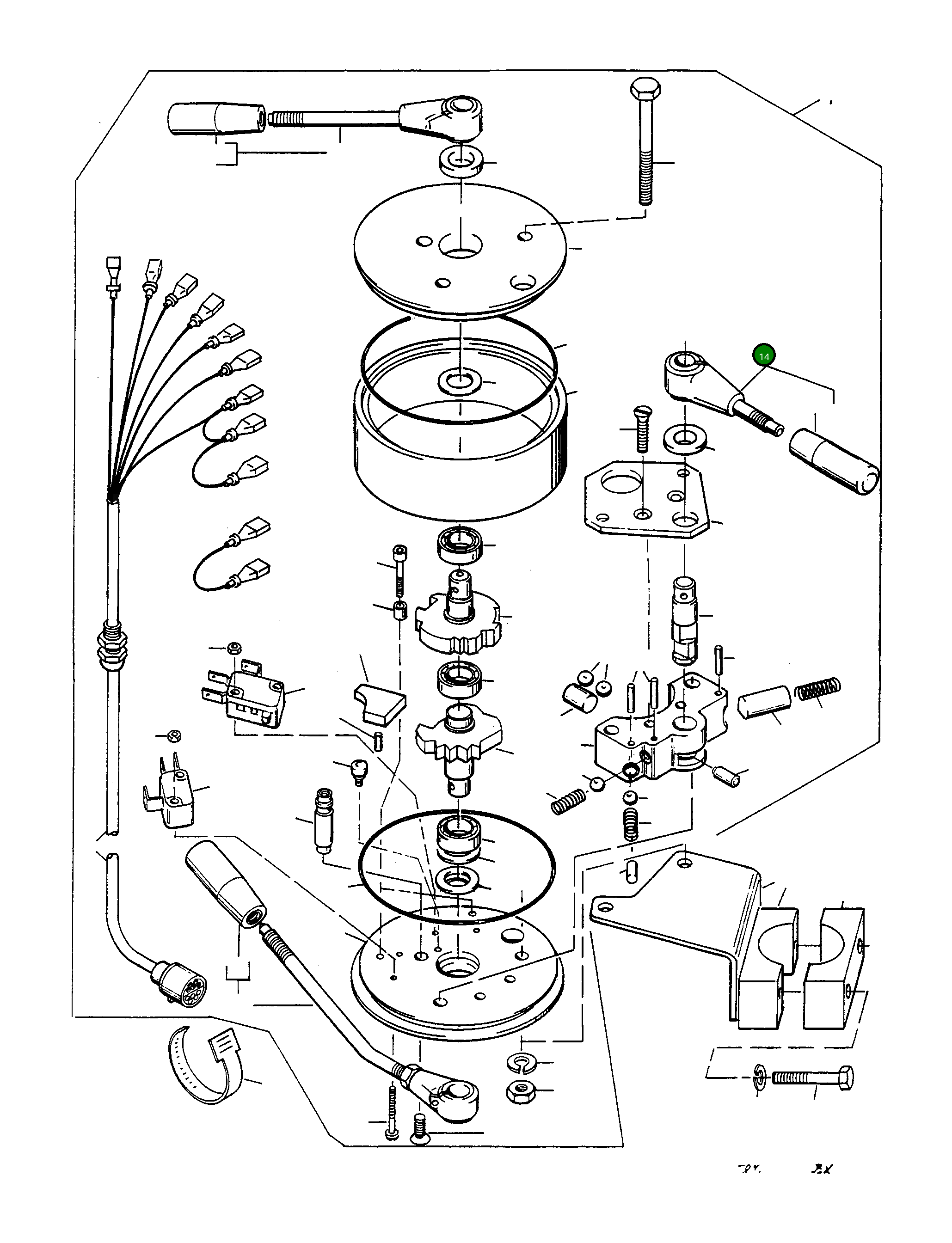Рычаг 4400425M91 Komatsu