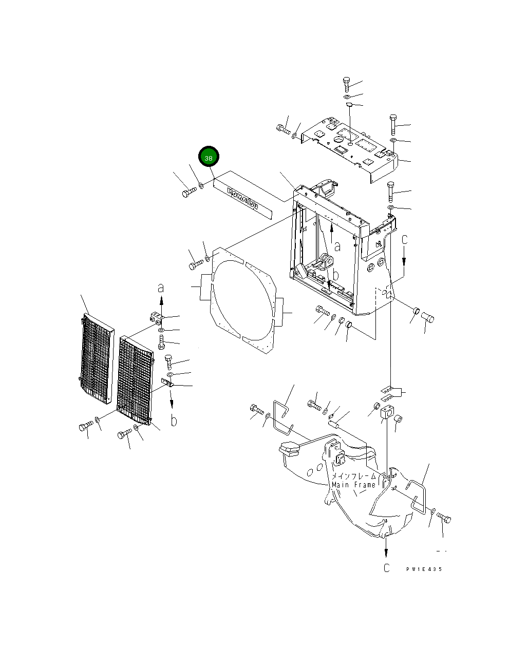 Пластина 19M-54-31470 Komatsu