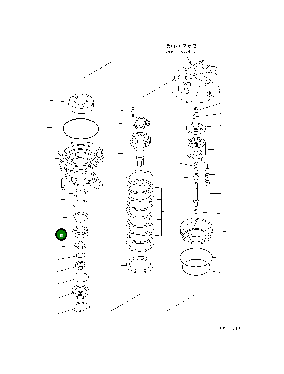Подшипник 706-76-40890 Komatsu