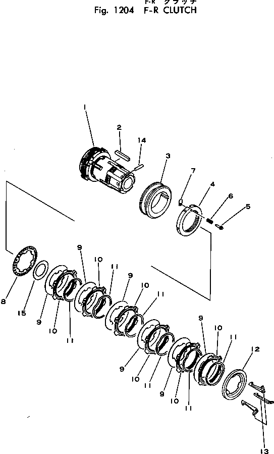 Рычаг 2691-3-11540 Komatsu