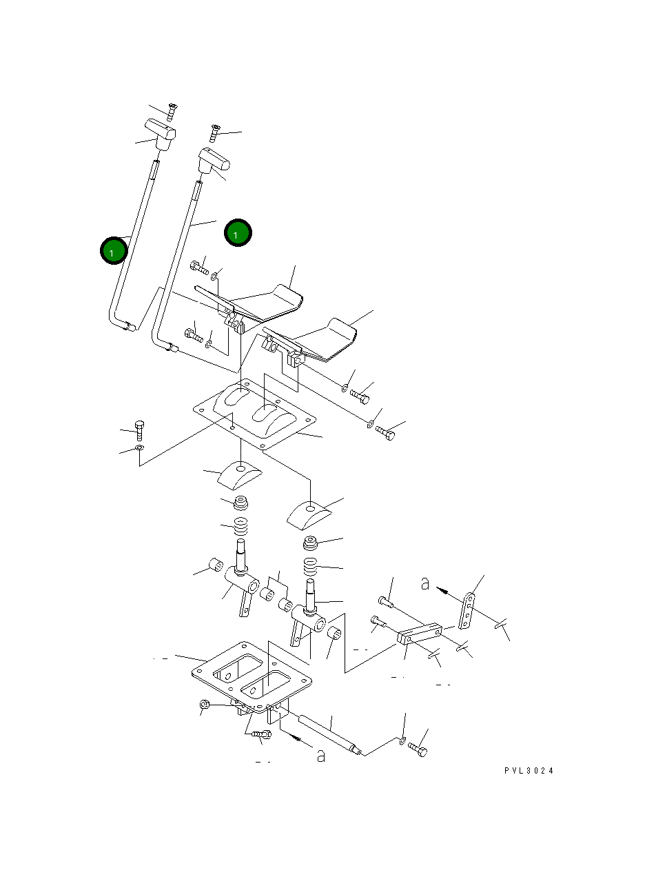 Рычаг 21T-43-71620 Komatsu
