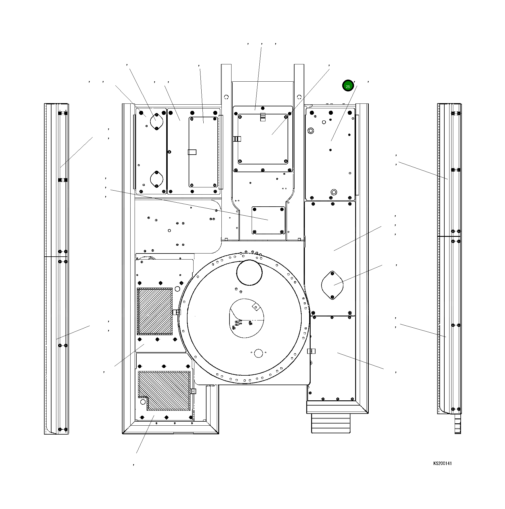 Крышка A 20Y-54-KA820 Komatsu