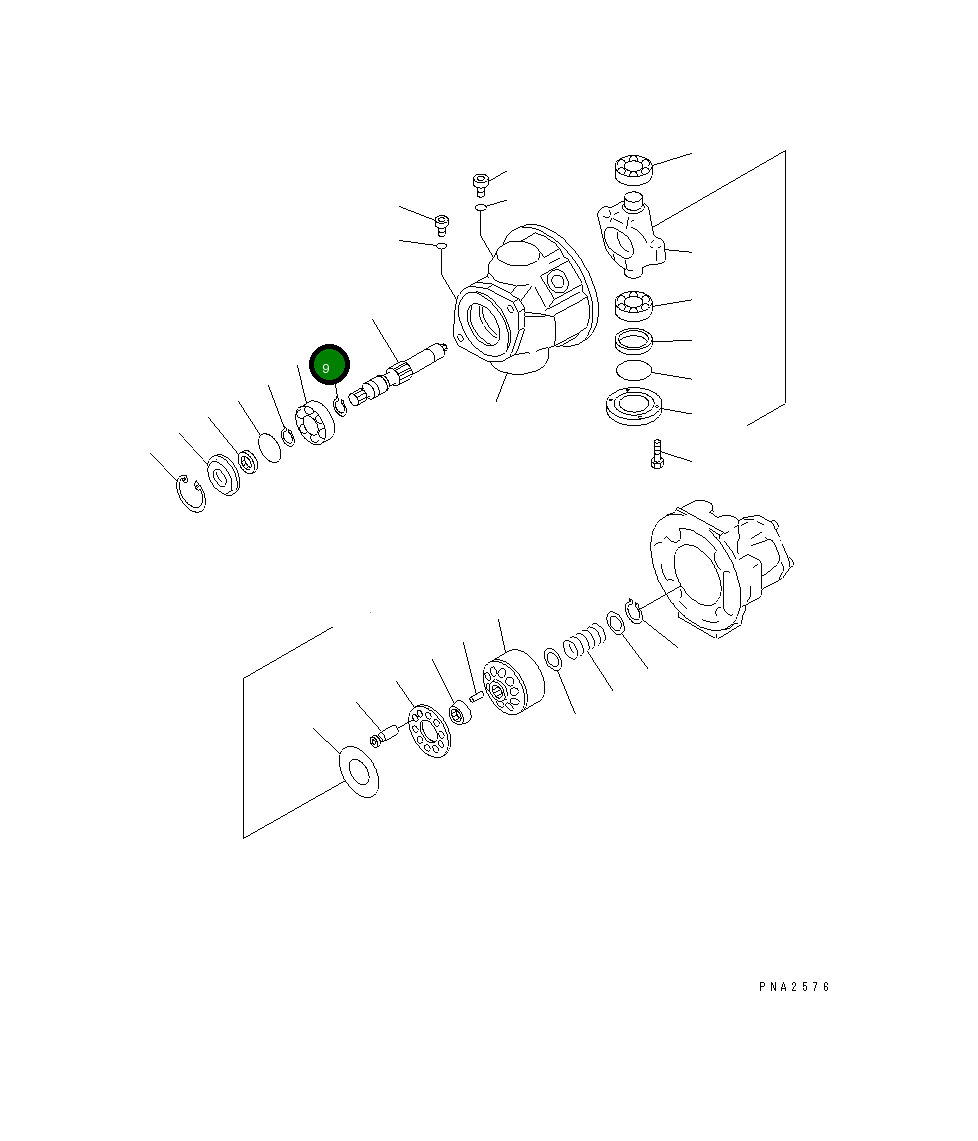 Подшипник UC1100337362 Komatsu