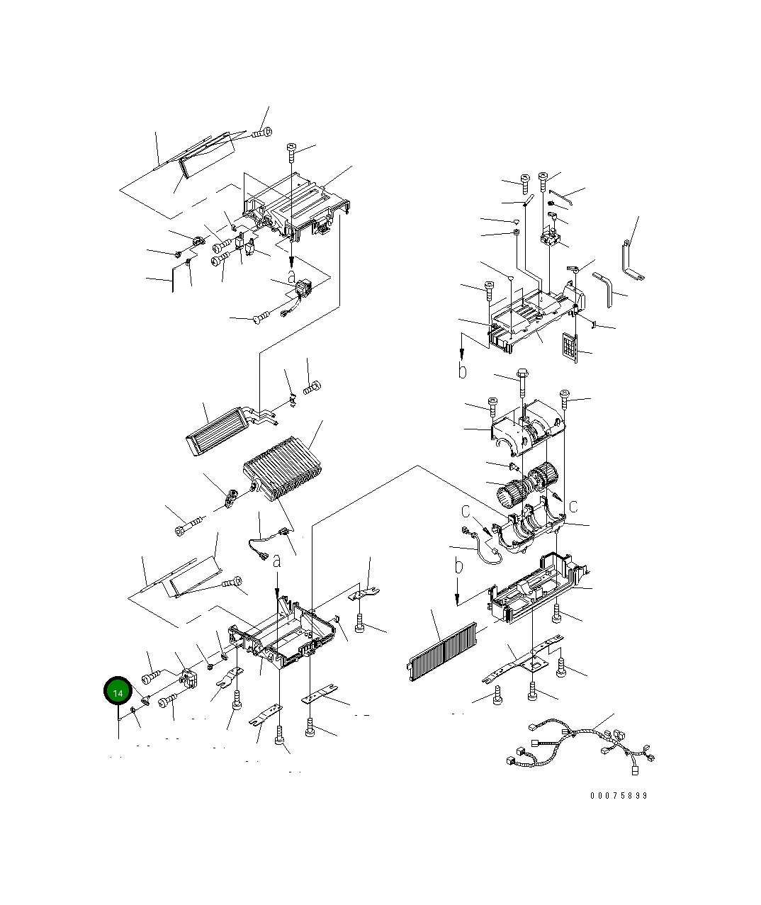Рычаг AN51571-43240 Komatsu