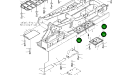Крышка 21T-54-67610  Komatsu