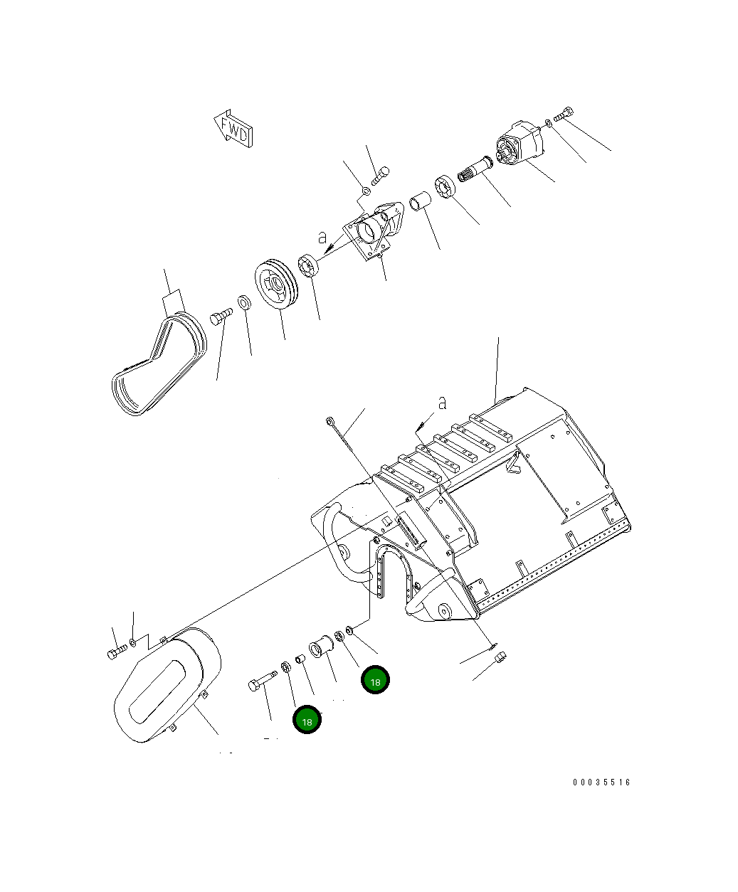 Подшипник FF3819-10310 Komatsu
