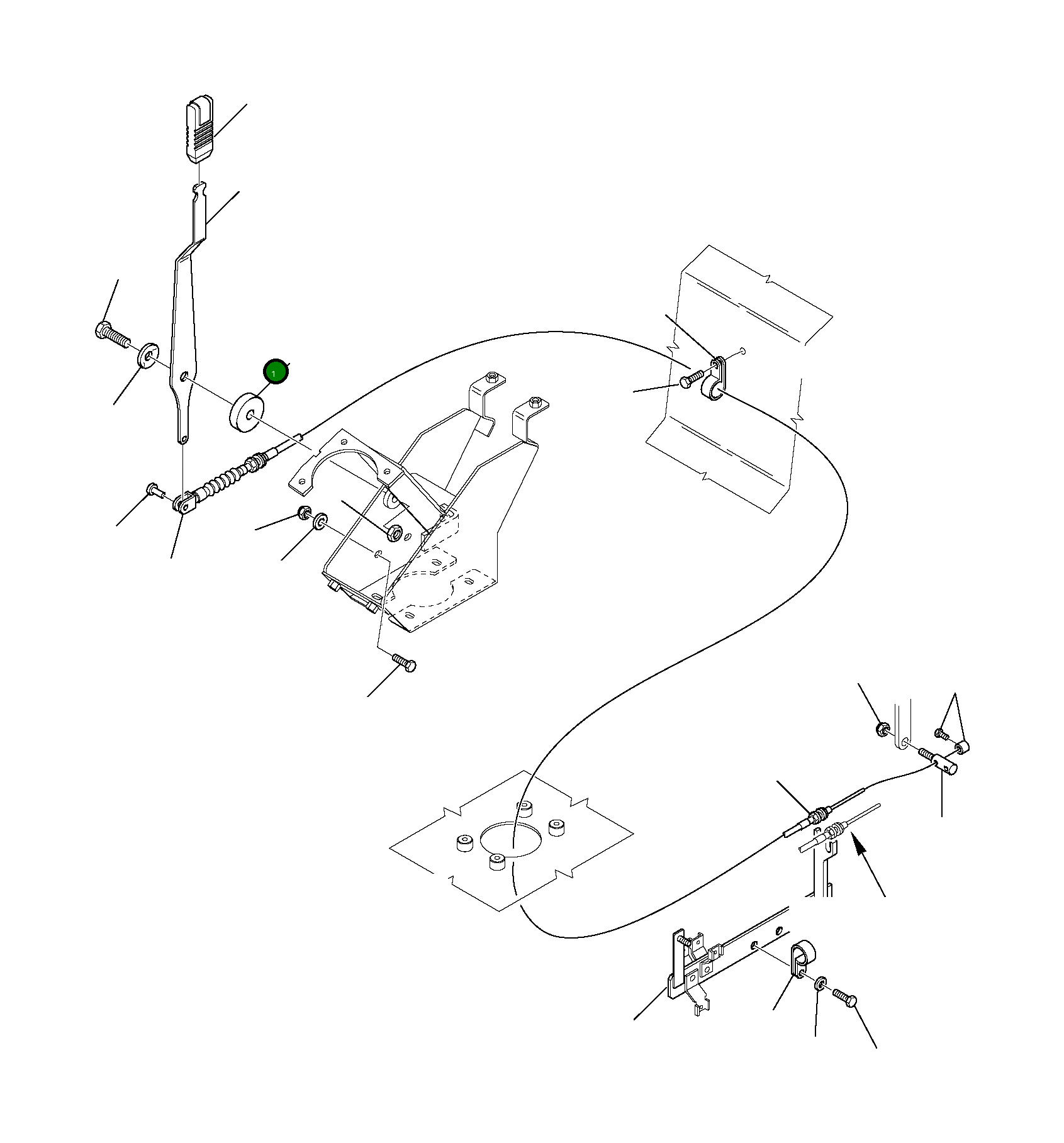 Рычаг 37A-43-11301  Komatsu