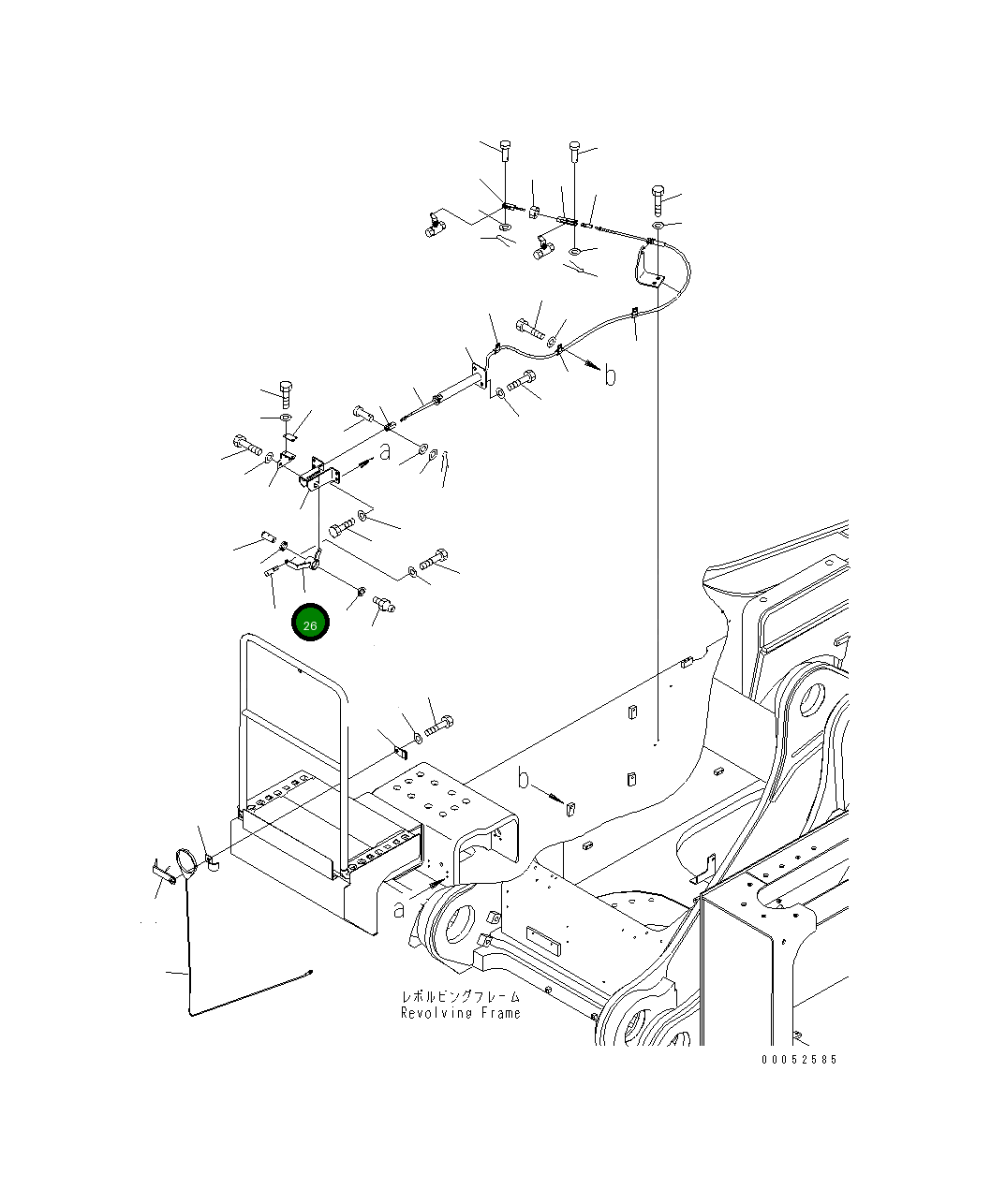 Рычаг 21T-54-32972 Komatsu