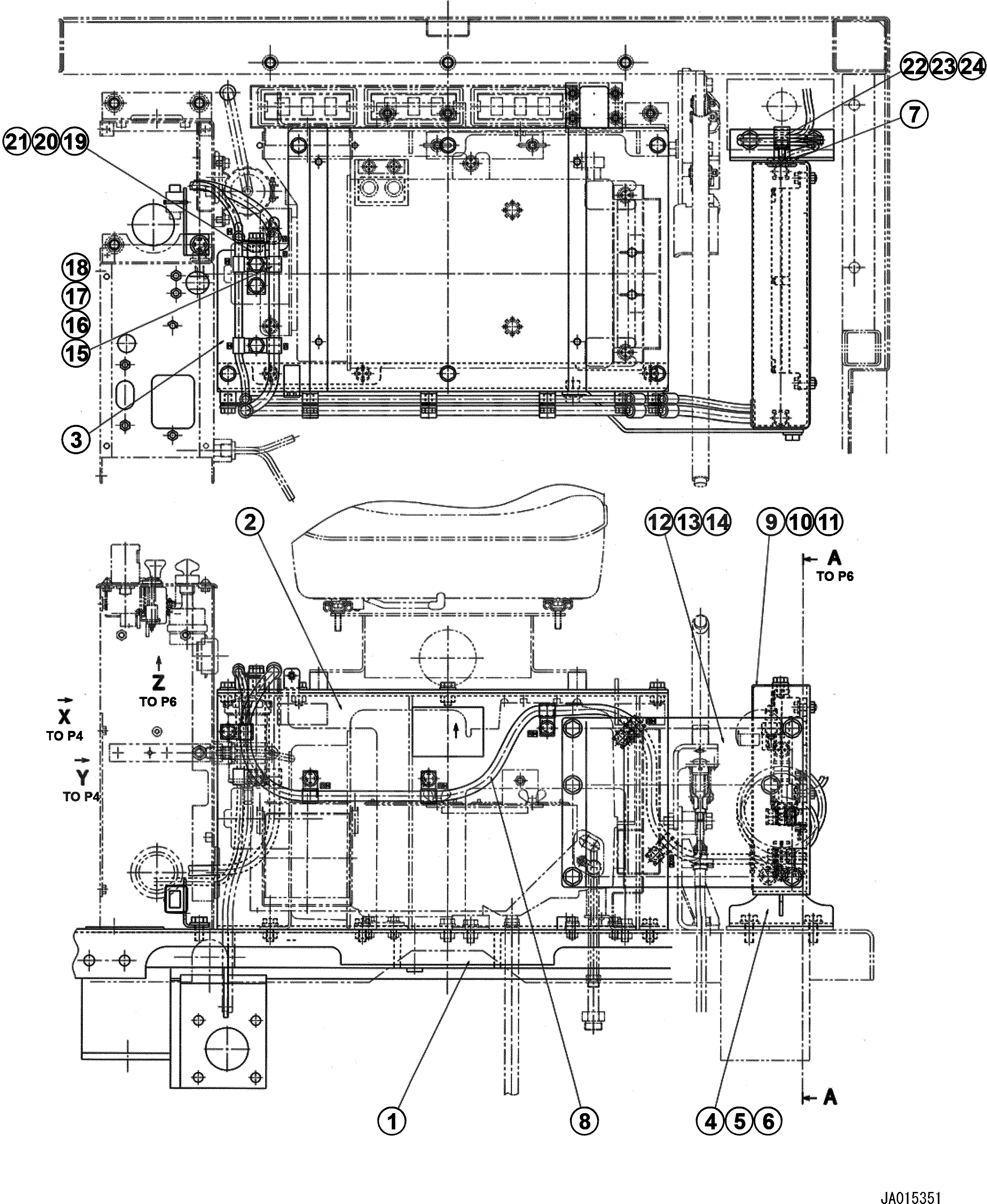 Крышка 23B-06-31480 Komatsu