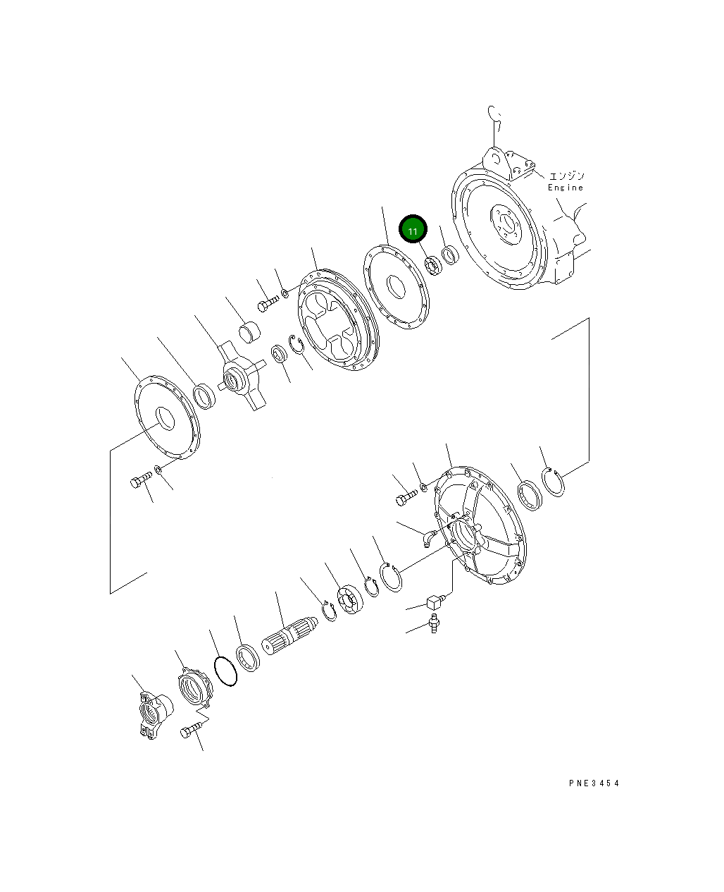 Подшипник 06034-06208  Komatsu