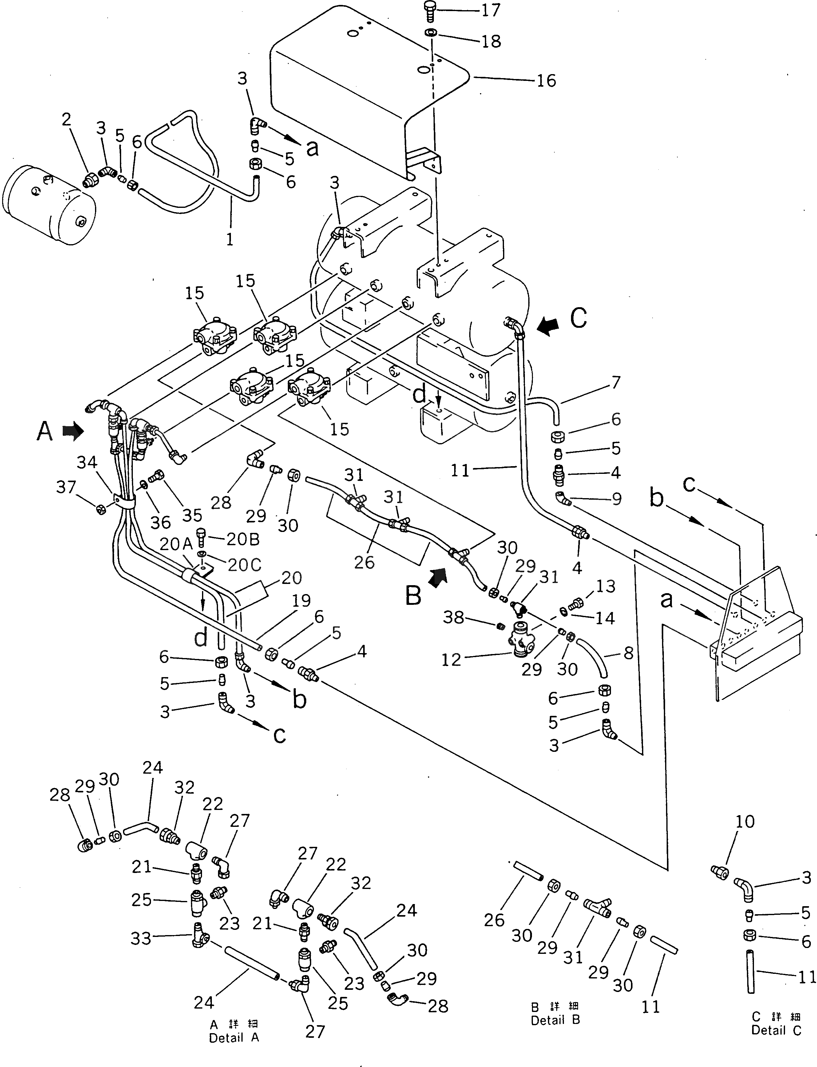 Крышка 569-35-31340 Komatsu