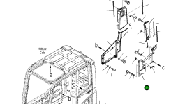 Крышка 2A5-53-11291 Komatsu