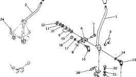 Рычаг 205-43-52150 Komatsu