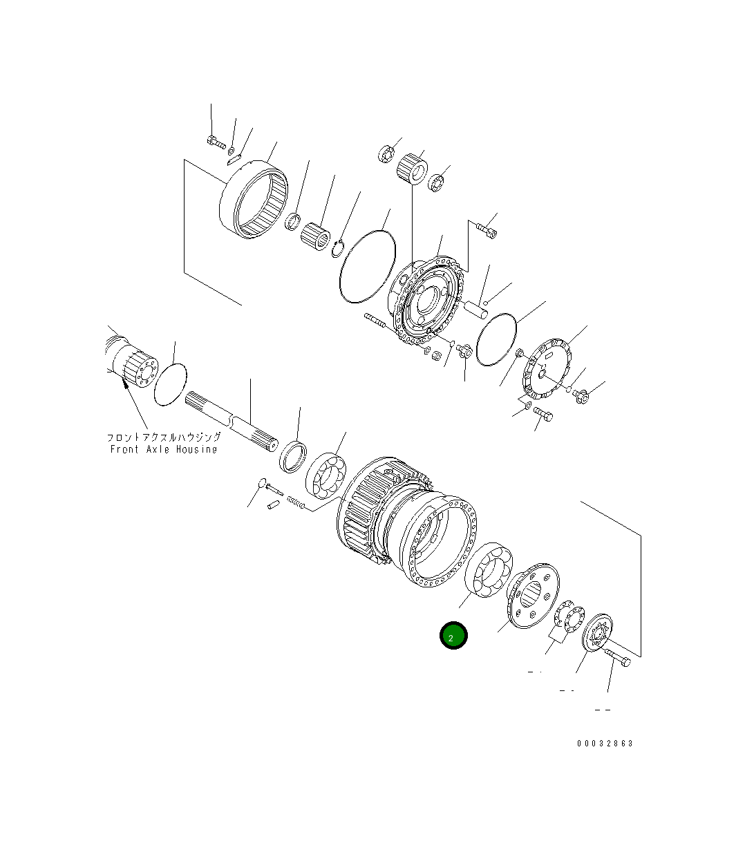 Подшипник 426-22-12850 Komatsu