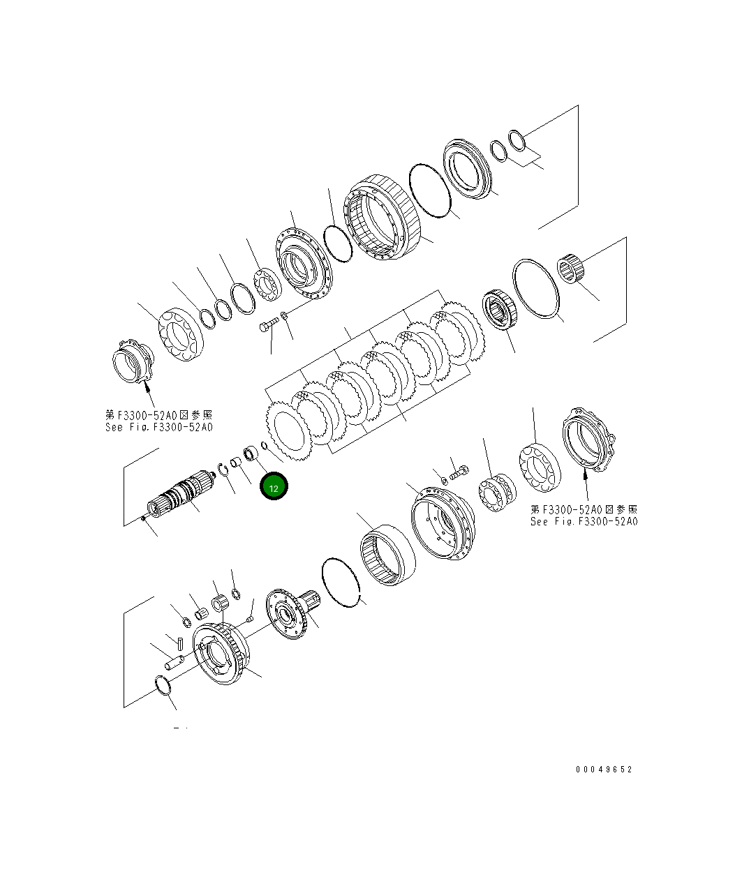 Подшипник 56D-15-29740 Komatsu