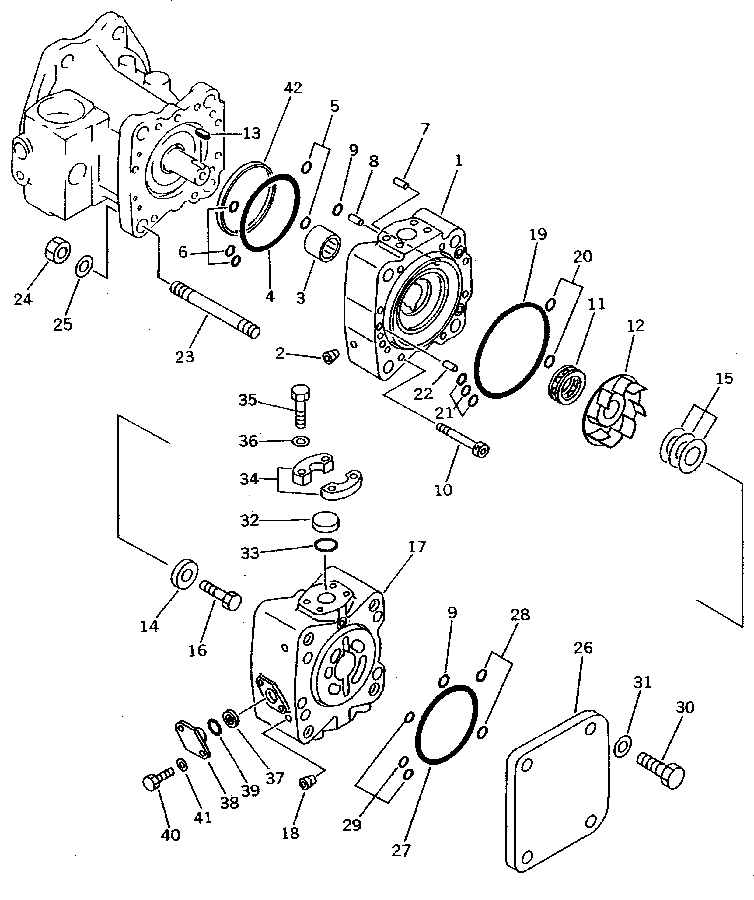 Крышка 708-17-22540  Komatsu