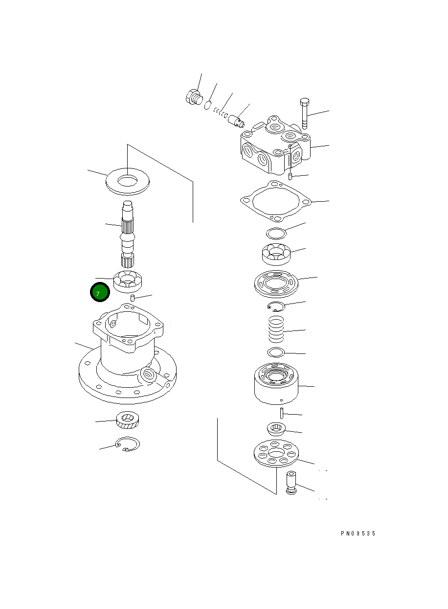Подшипник 708-7S-12140  Komatsu