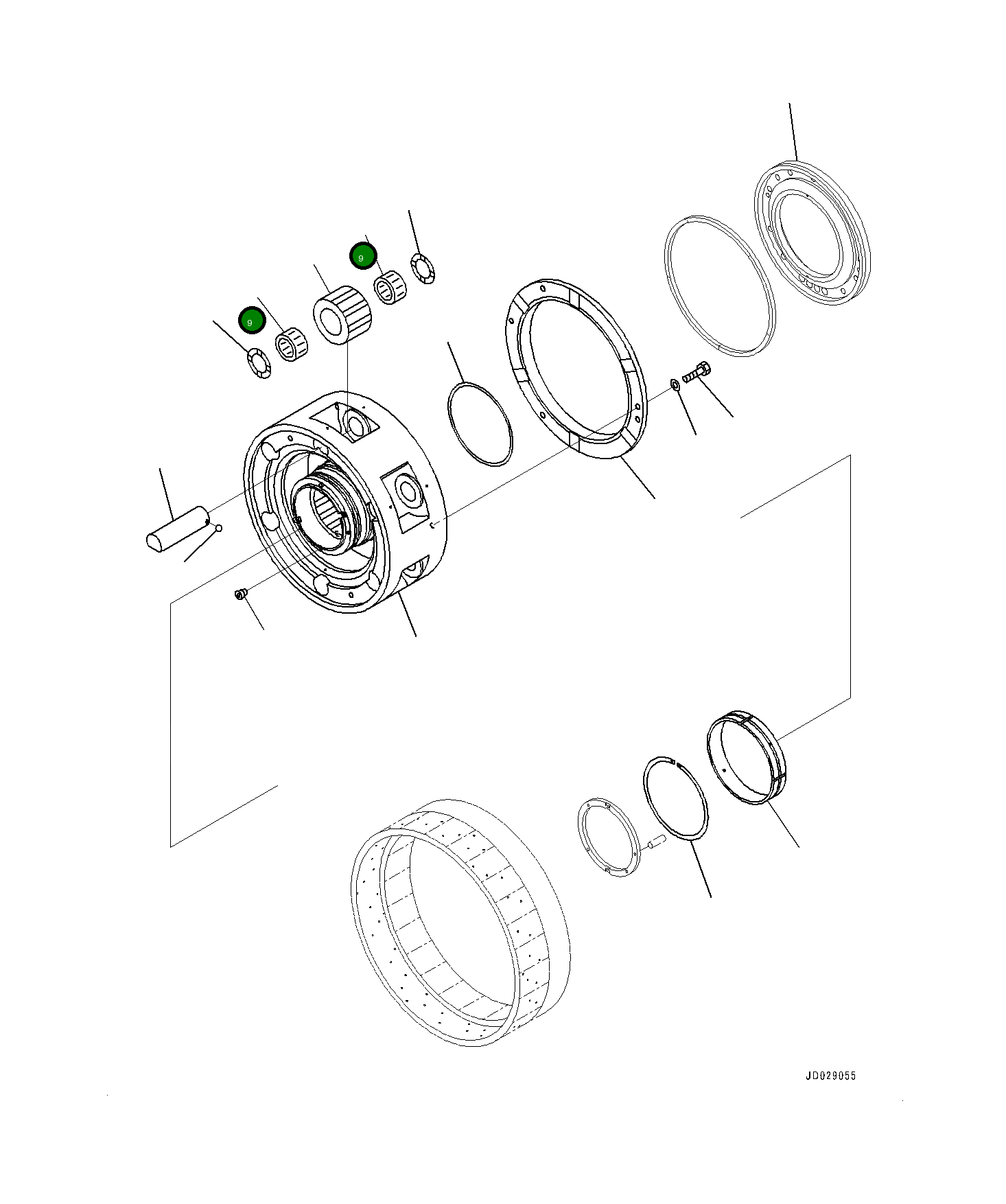 Подшипник 561-15-79410 Komatsu