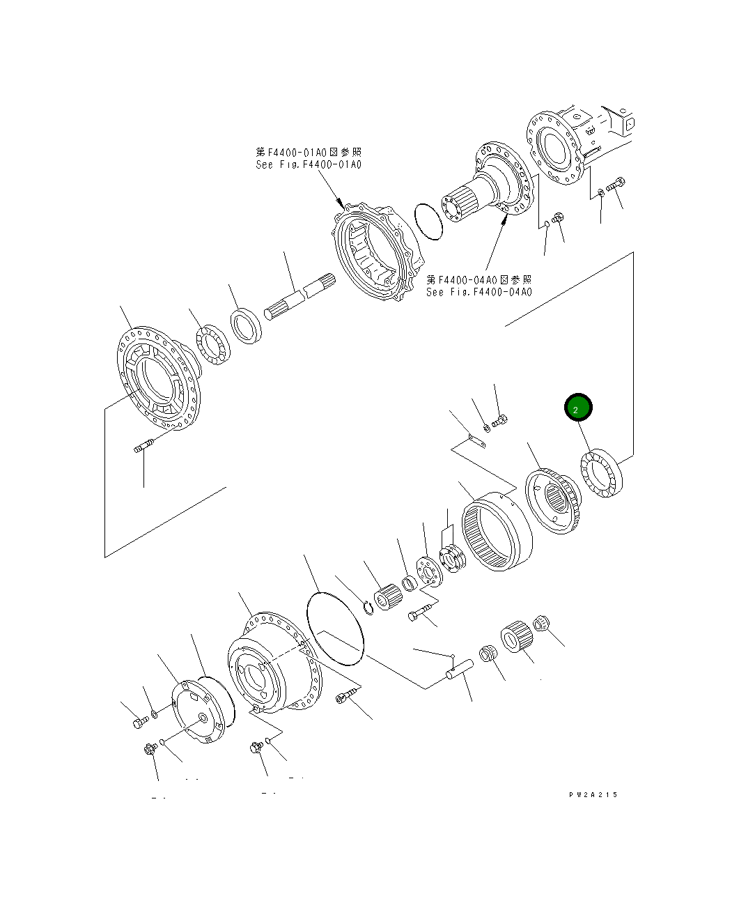 Подшипник 421-22-12790 Komatsu