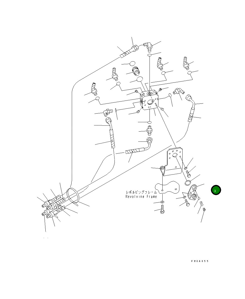 Рычаг 22F-62-13431 Komatsu