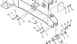 Кронштейн 20K-47-13131 Komatsu