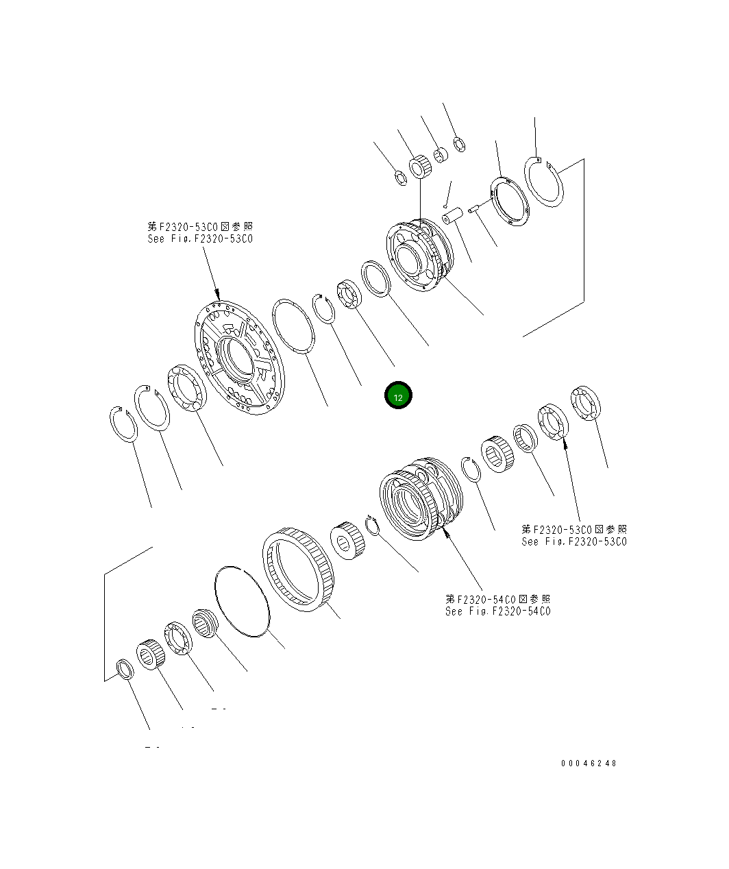Подшипник 195-15-79110 Komatsu