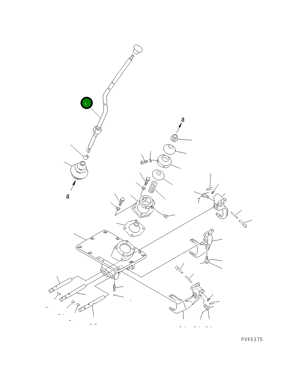 Рычаг 101-14-52111 Komatsu