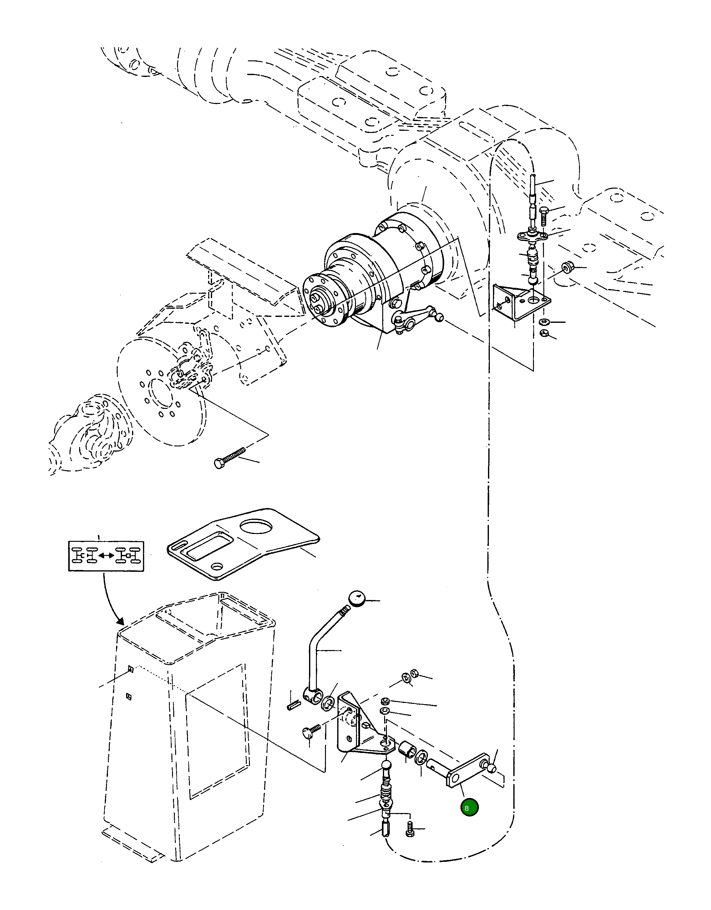 Рычаг 4210514M91 Komatsu
