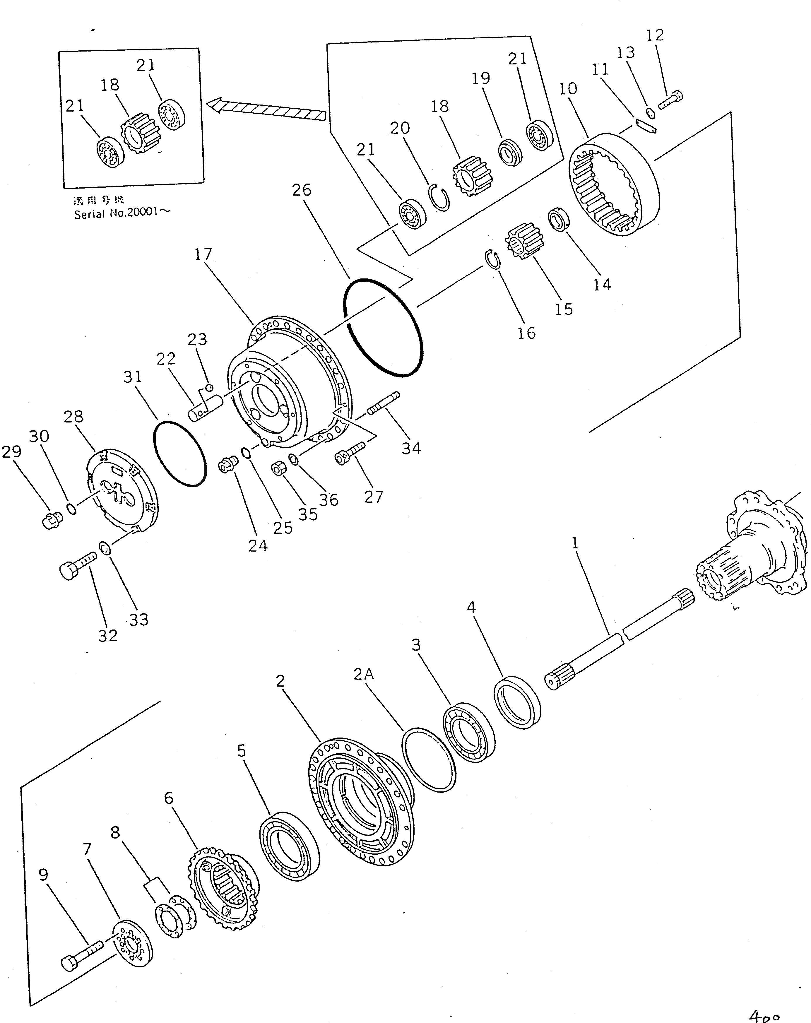 Подшипник 421-22-12812 Komatsu