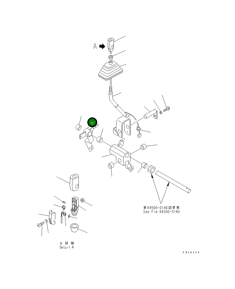 Рычаг 421-V91-2210 Komatsu