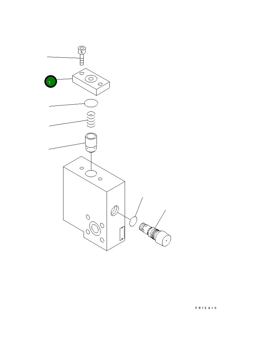 Крышка UC1100540292 Komatsu