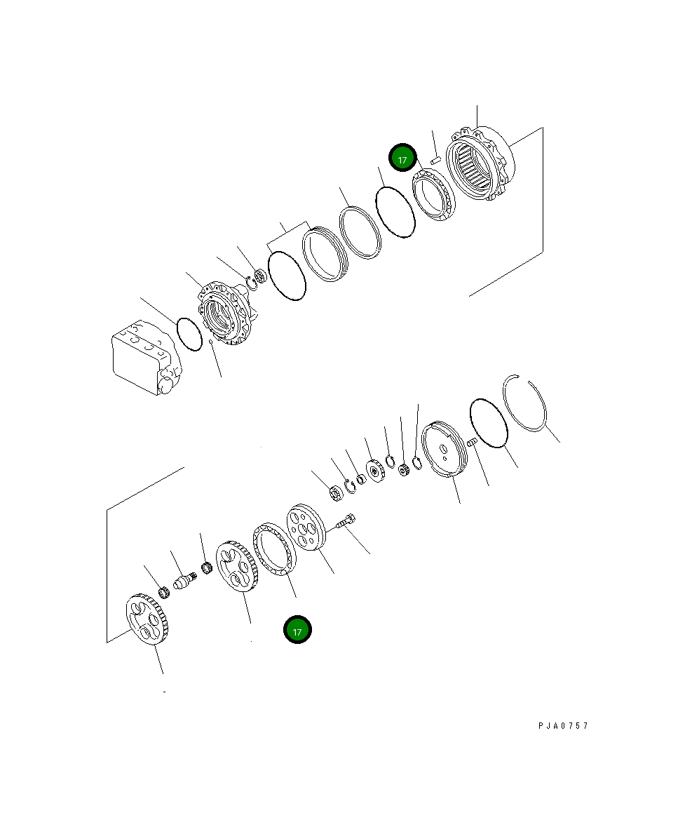 Подшипник TZ850A1021-00 Komatsu