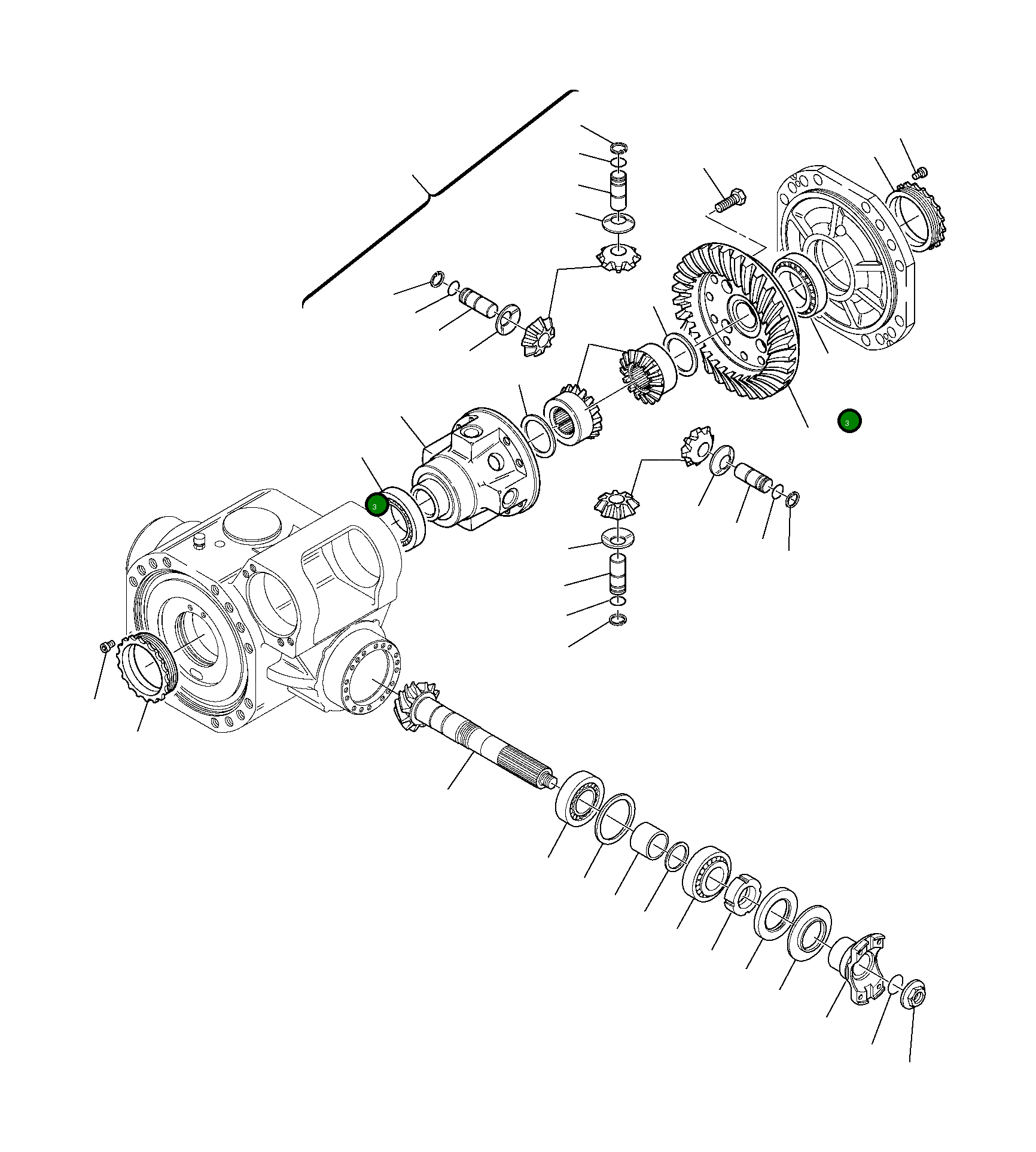 Подшипник 21D-23-11280  Komatsu