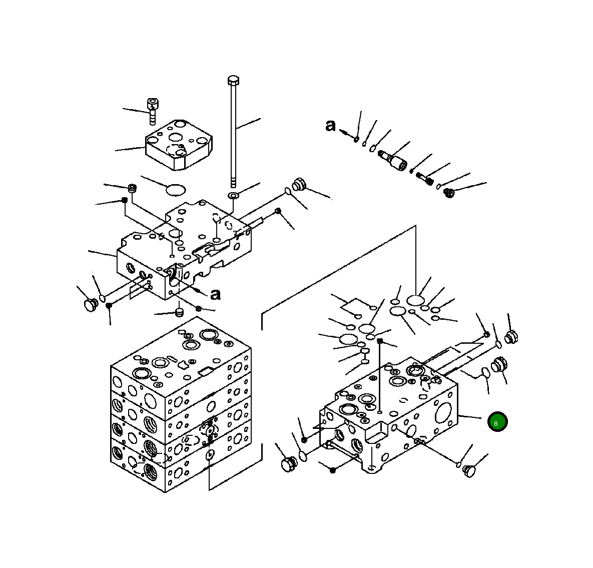 Крышка - B 723-46-11780 Komatsu