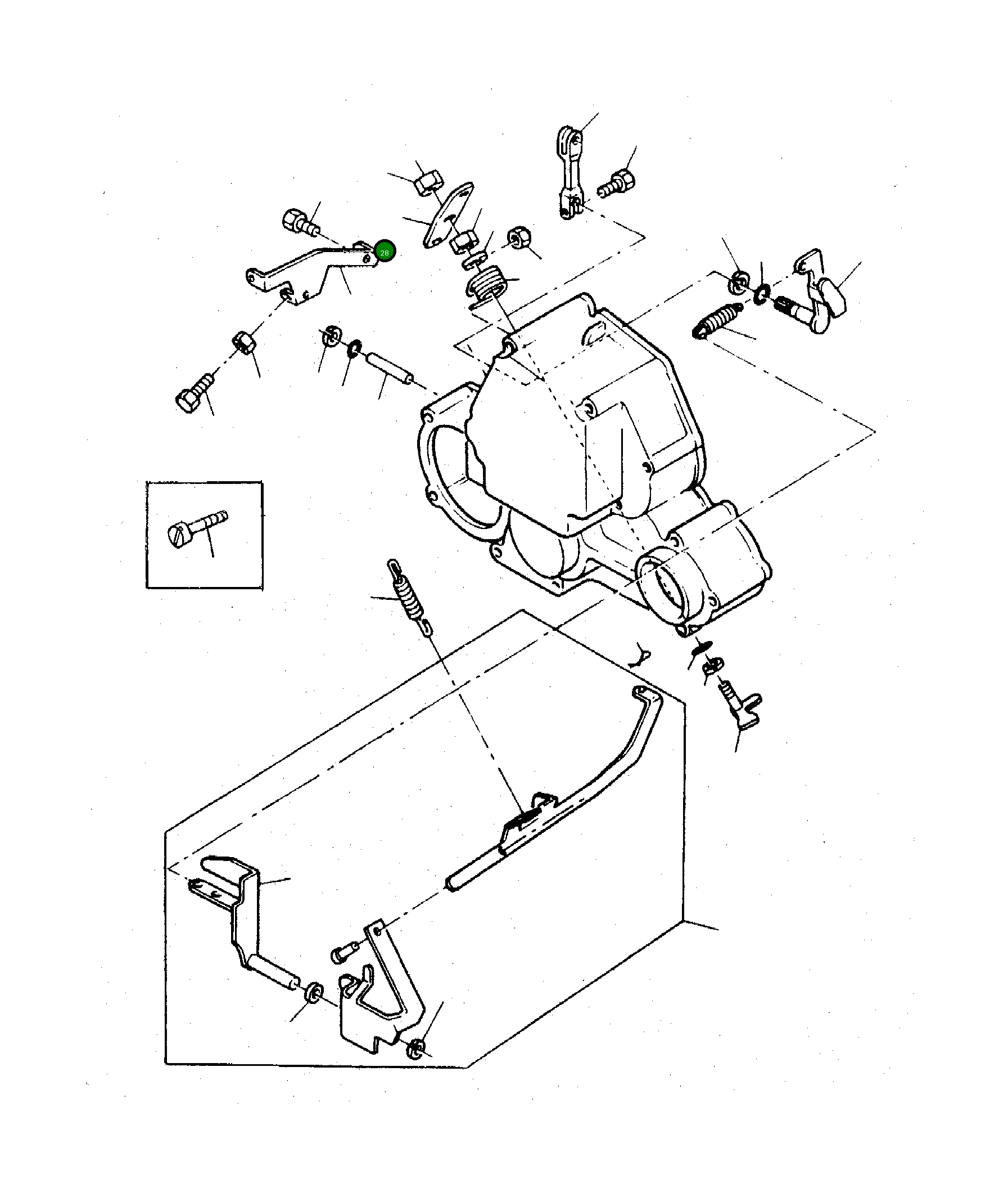 Рычаг PKP000147 Komatsu
