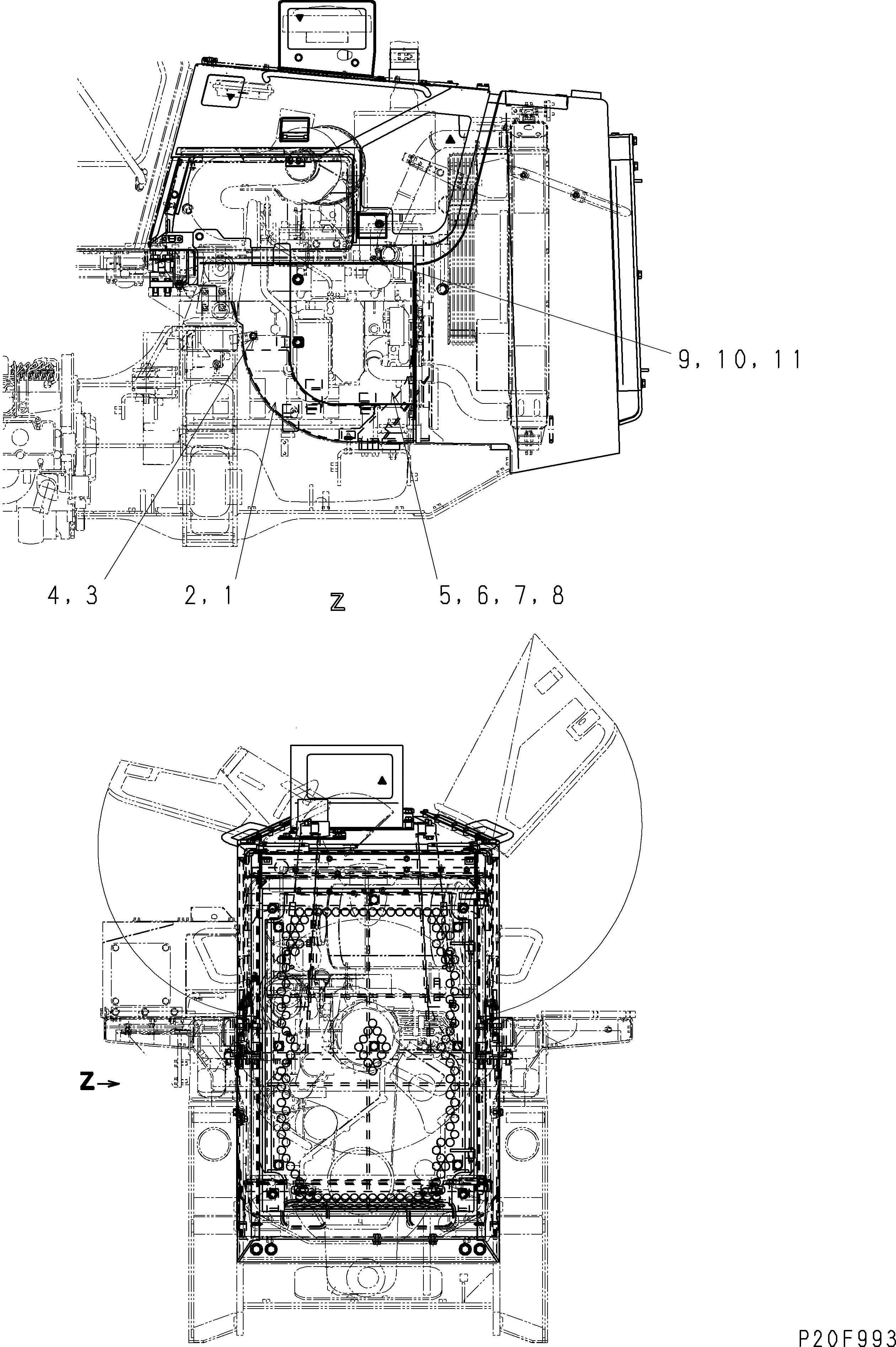 Крышка 134-977-1110 Komatsu