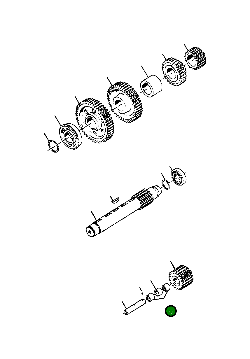Подшипник 134 107 Komatsu