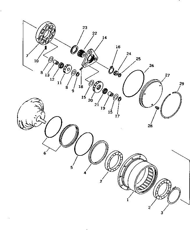 Подшипник FU105BA14 Komatsu