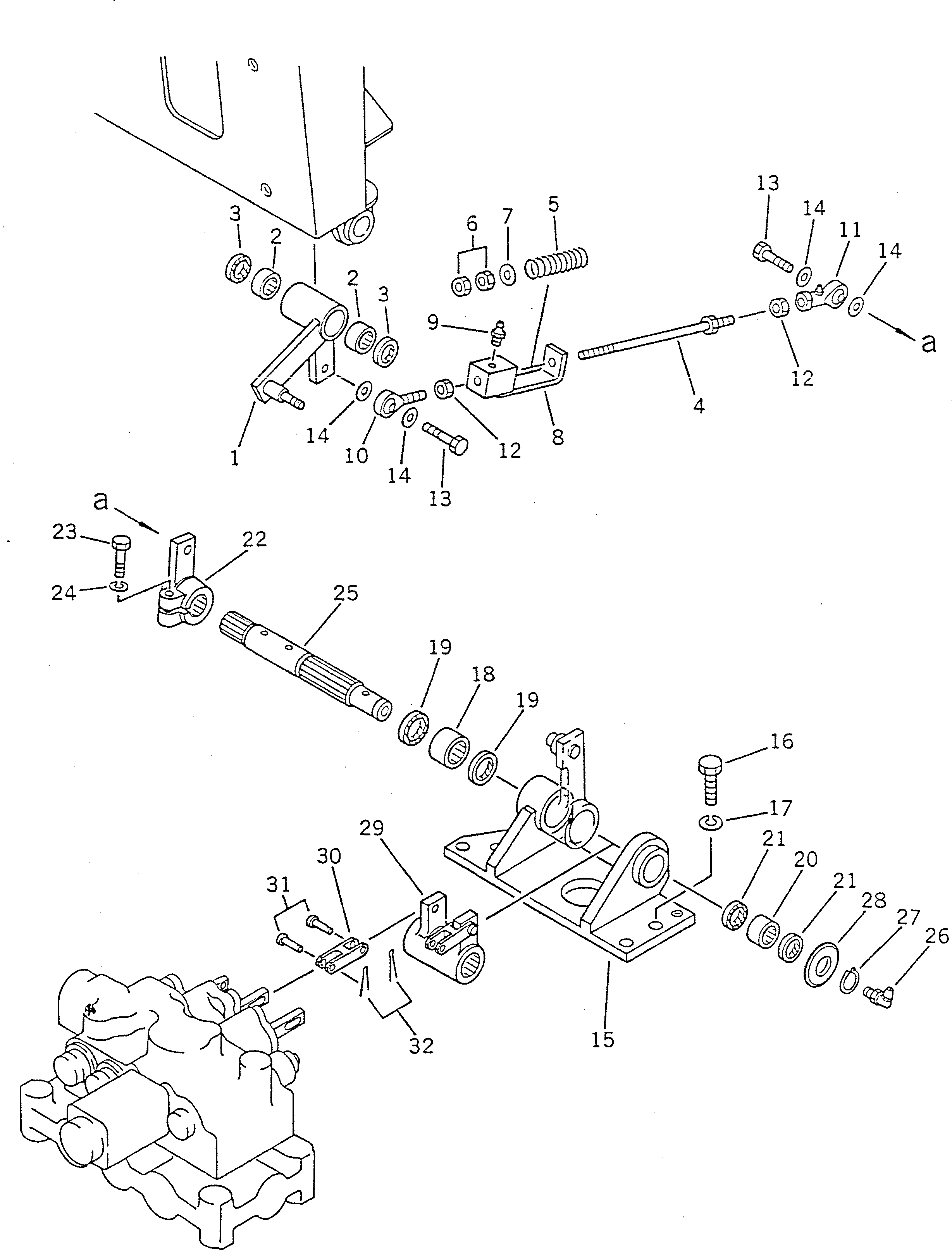 Рычаг 142-43-11432 Komatsu
