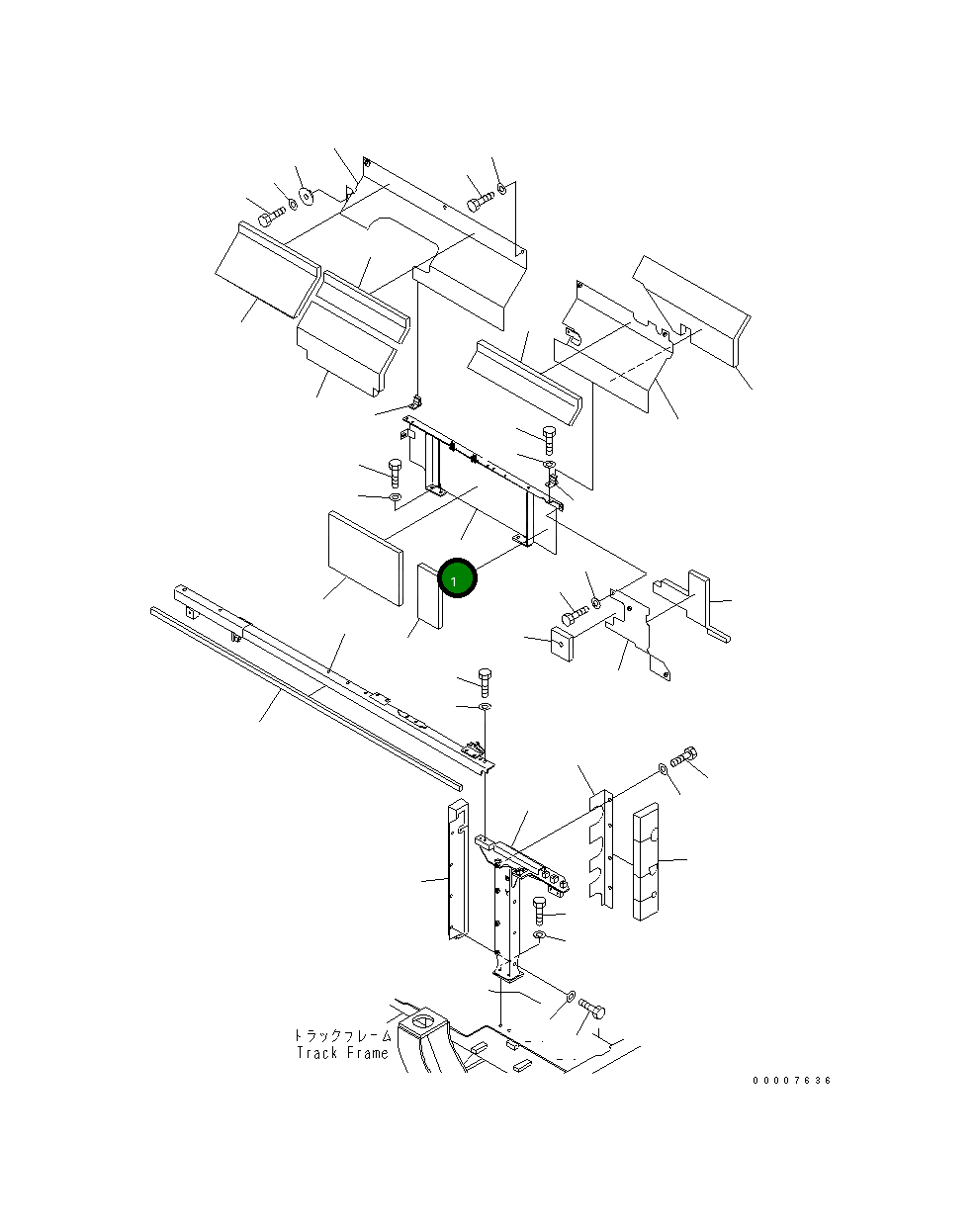 Крышка 8296-54-1510  Komatsu