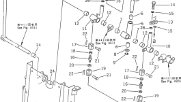 Вилка 21R-43-11710 Komatsu