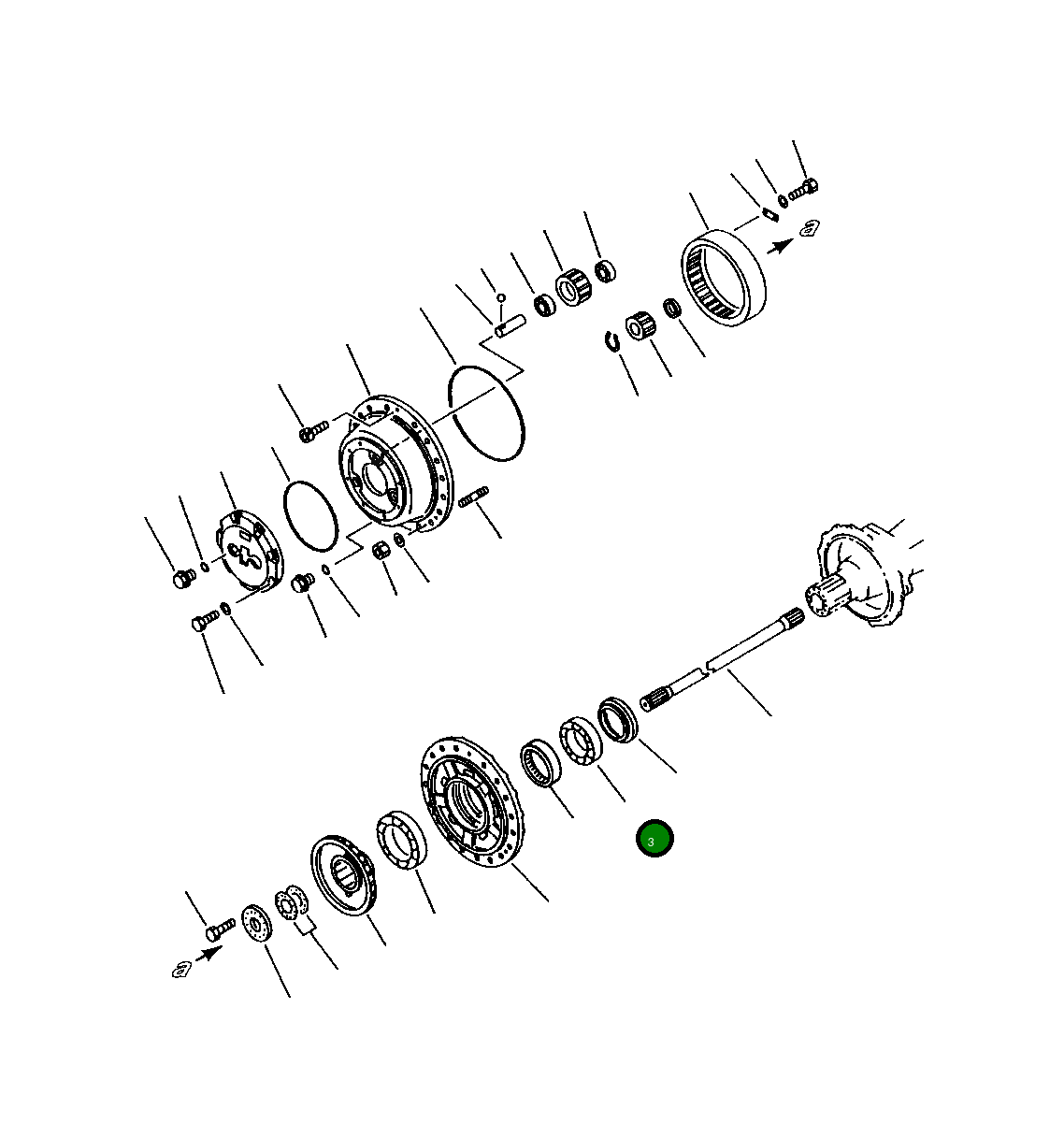 Подшипник 423-22-12840 Komatsu