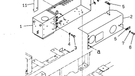 Крышка 262-54-62540 Komatsu