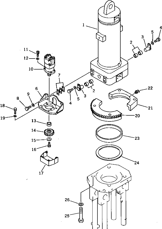 Крышка 2953-01-1150 Komatsu