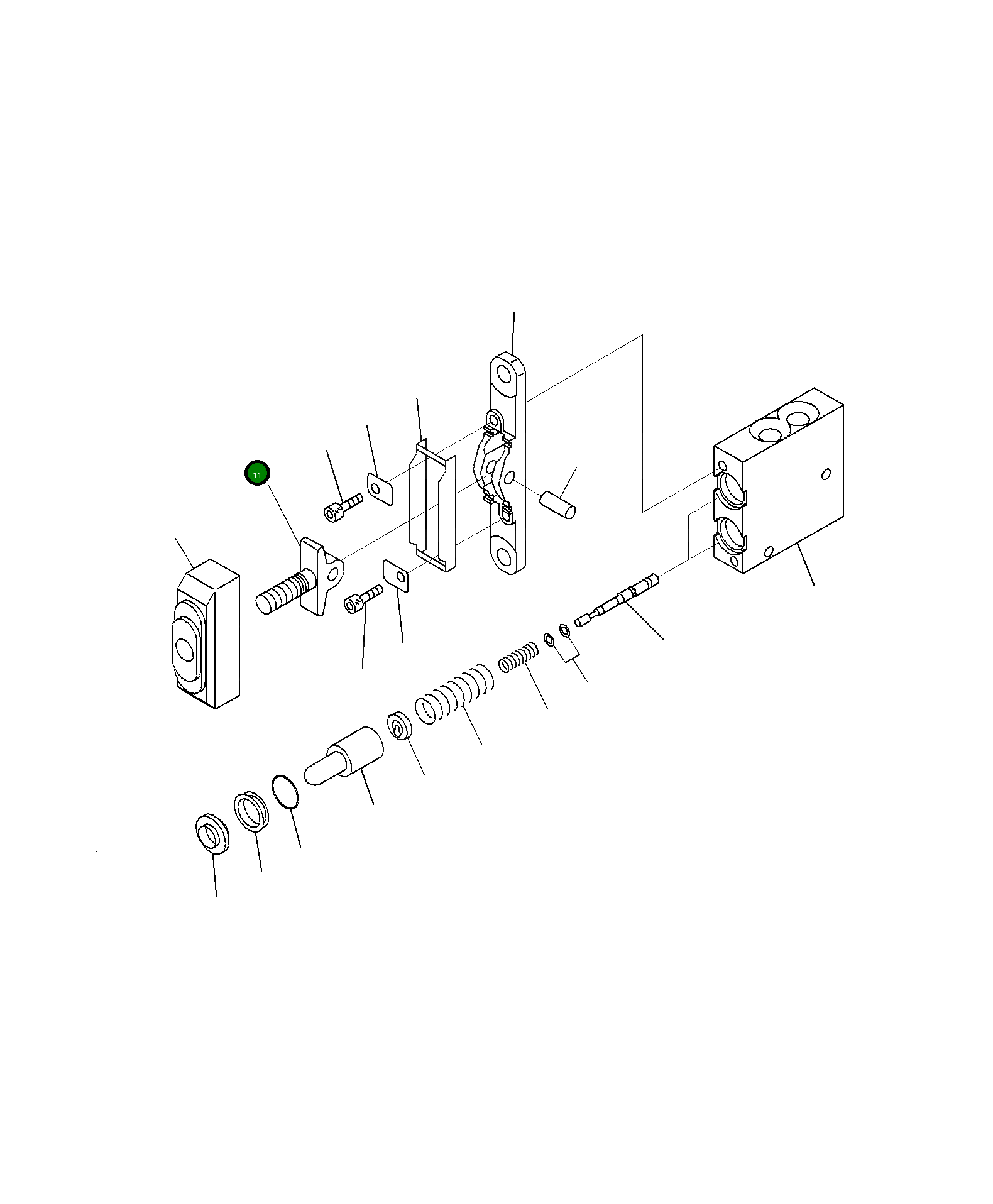 Рычаг 702-16-54610 Komatsu